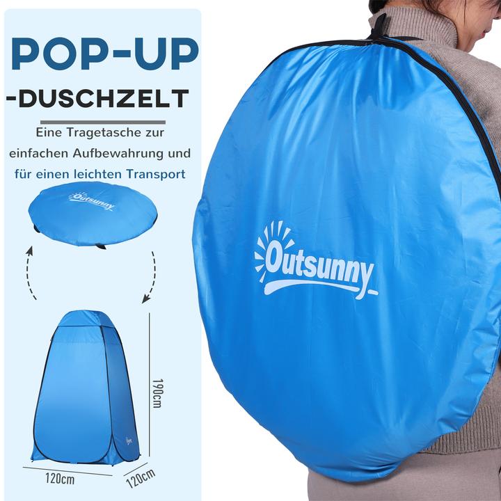 Produktbild Outsunny Pop-Up (Wurfzelt, 1.50 kg, 1 Person)