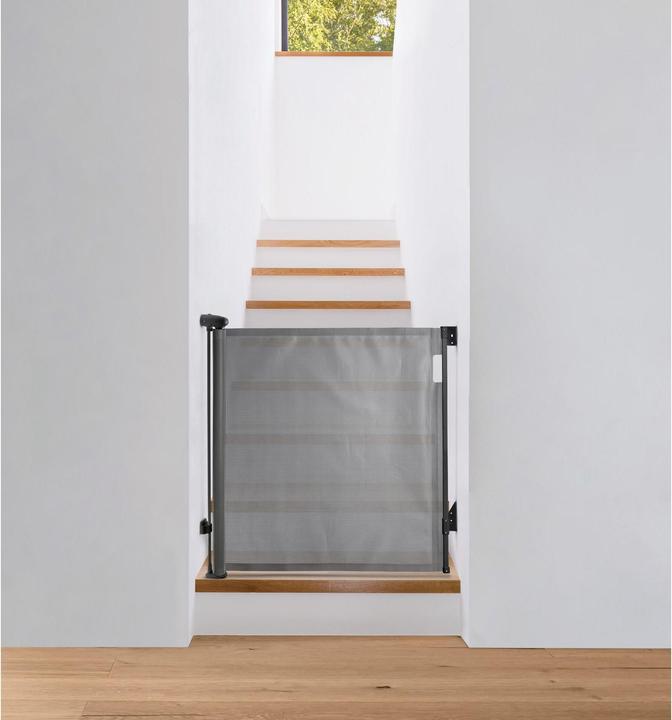 Actual product image Dreambaby Türschutzgitter Glide n Hide 60 cm - 140 cm Grau (60 cm)