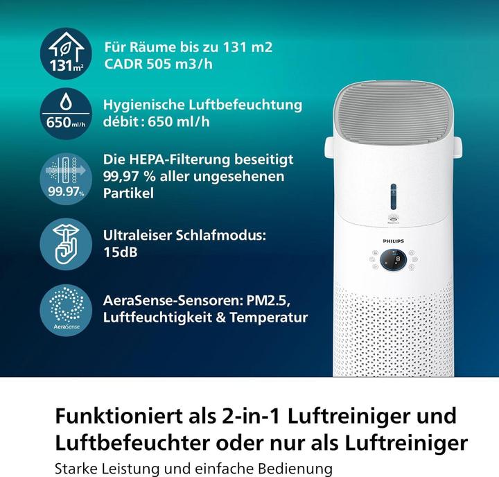 Actual product image Philips Series 3000 AC3737/10 (131 m²)