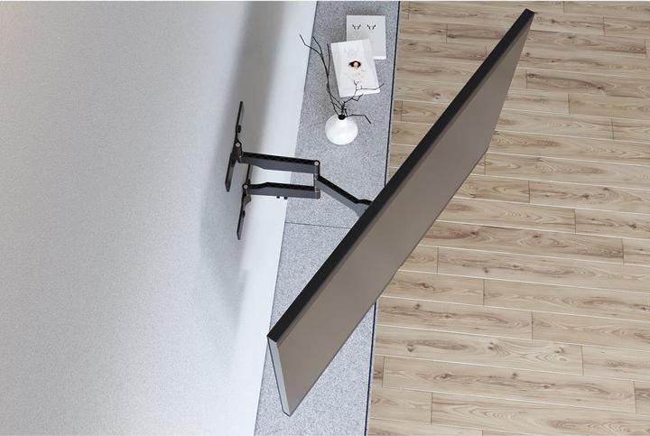 Image du produit Hama Support TV mural, inclinable, pivotant, extra-plat, 165 cm (65") jusqu'à 30 kg (Mur, 65", 30 kg)