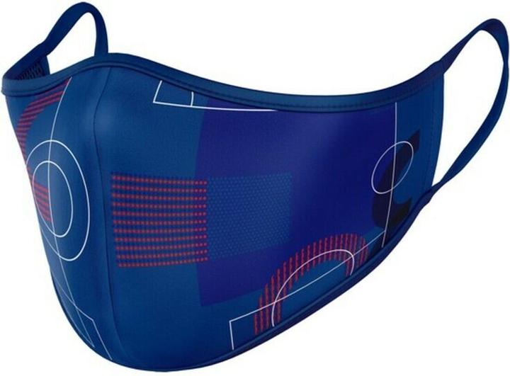 FC Barcelona Reusable fabric hygiene mask for children Blue (1 x)