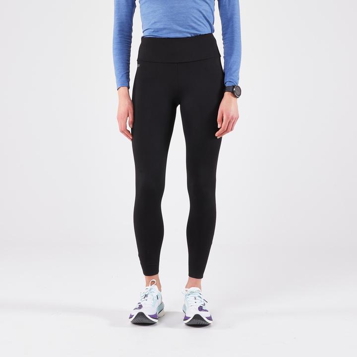 Produktbild Kalenji Lauftights lang Damen warm - Run 100 schwarz (W26/L30)