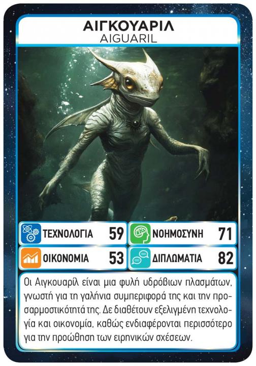 Produktbild The Game Masters: Aliens United (Εξωγήινοι από Ολόκληρο το Γαλαξία) 36 Κάρτες
