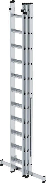 Actual product image Munk Multi-purpose ladder 3-section with nivelloï¿½ crossbar 3x11 rungs (Multi-purpose ladder, 333.50 cm)