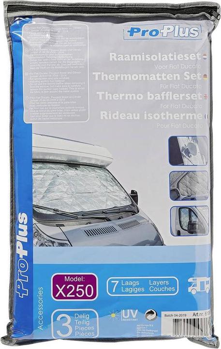 Produktbild ProPlus Thermomatten Set für Fiat Ducato X250 ab 06-2006 - 2014