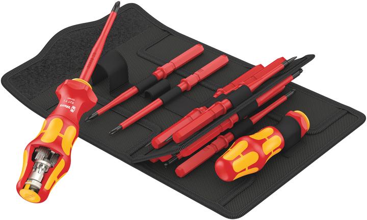 Produktbild Wera Kraftform Kompakt Turbo i Imperial 1, Bit-Set 16-teilig (Torx (TX), Schlitz, Phillipps-Kreuzschlitz (PH))