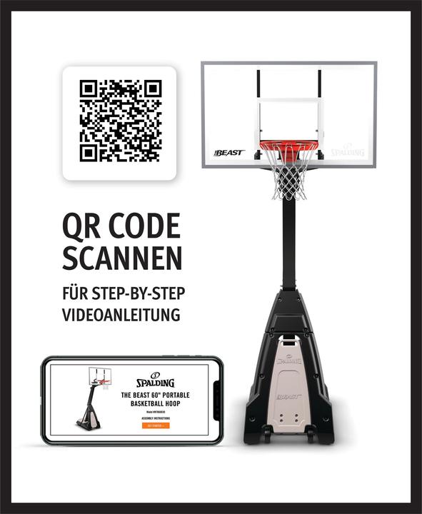 Actual product image Spalding Basketball equipment The Beast 60".