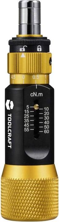 Productafbeelding Toolcraft TO-9627246 Maat momentschroevendraaier voor elektronica en fijnmechanica