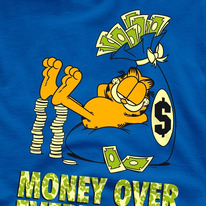 Produktbild Garfield Money Is Everything TShirt (4XL)