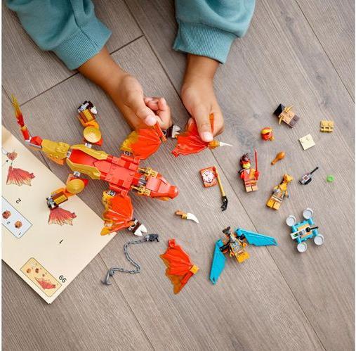 Actual product image LEGO Kai's Fire Dragon EVO (71762, LEGO Ninjago)
