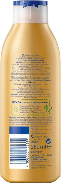 Produktbild NIVEA Q10 Straffend + Bräunend (Körperlotion, 250 ml)