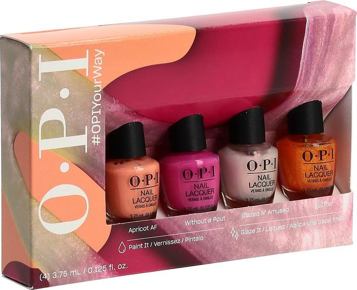 Immagine prodotto OPI DCS007 NL MINI-SET YOUR WAY - NAIL LACQUER 4 x 3,75 ml (Smalto)