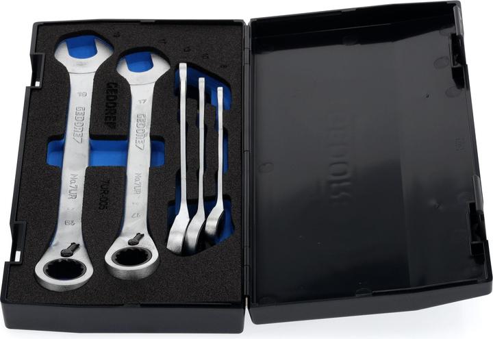 Actual product image Gedore Combination ratchet wrench set (9 mm, 16 mm, 18 mm, 11 mm, 12 mm, 17 mm, 15 mm, 13 mm, 19 mm, 8 mm, 10 mm, 14 mm)