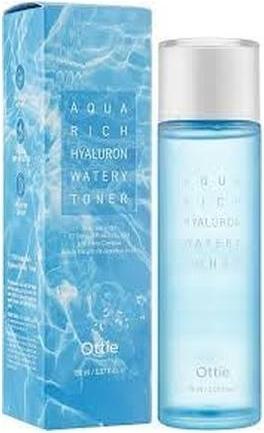 Actual product image Ottie Aqua Rich Hyaluron Essence Lotion 120ml (120 ml)