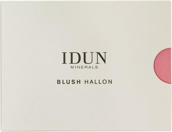 Actual product image IDUN Minerals Rouge/Blusher Hallon rose pink (Rose Pink)