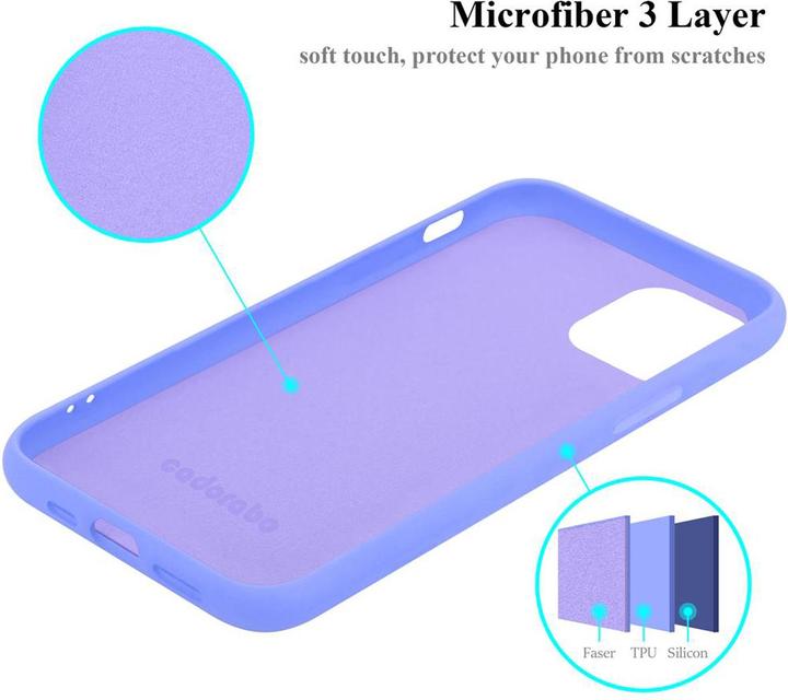 Actual product image Cadorabo TPU Liquid Silicone Case Cover (Apple iPhone 12, Realme 12 Pro+)