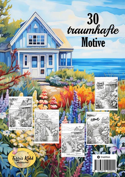 Produktbild Malbuch für Erwachsene Haus am See - Traumhafte Ferienhäuser & Cottages zum Ausmalen - Urlaubsf