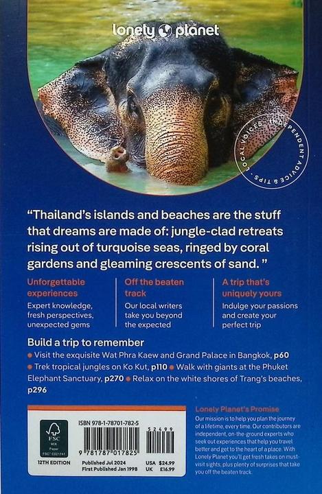 Produktbild Thailand's Islands & Beaches -LP- 12e (Englisch, Austin Bush, David Eimer, Choltanutkun Tun-atiruj, Andy Symington, Amy Bensema, 2024)
