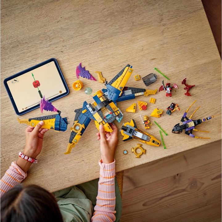 Produktbild LEGO Ras und Arins Super-Sturmflieger (71833, LEGO Ninjago)