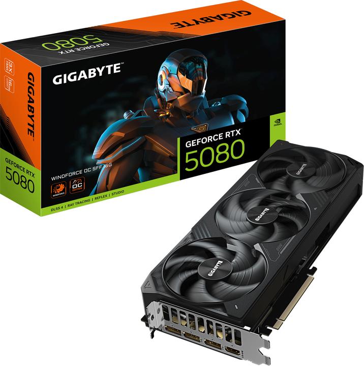Image du produit Gigabyte GeForce RTX 5080 WINDFORCE OC SFF (16 Go)