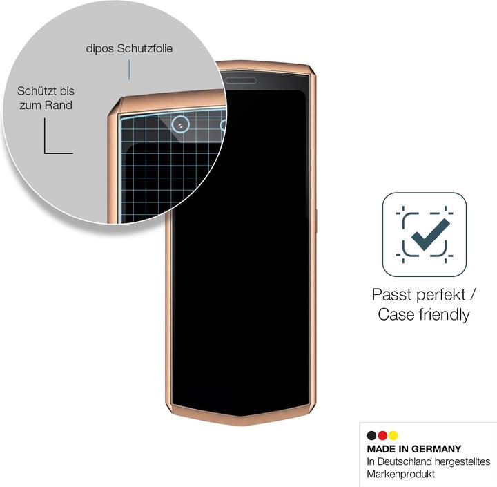 Actual product image Dipos Anti-Shock Screen Protector Matte (1 Piece, Cubot Pocket 3)