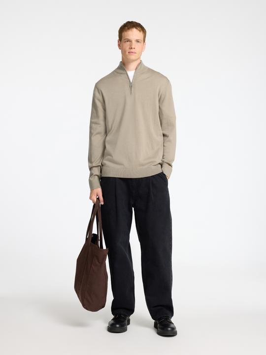 Image du produit Selected Homme Slhtray Ls Knit Merino Half Zip Noos (L)