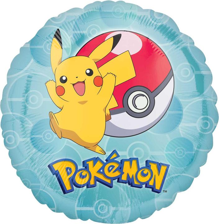 Produktbild Amscan Pokémon Ballon rund (1 x)
