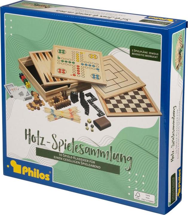 Produktbild Philos Holz Spielesammlung (Deutsch)