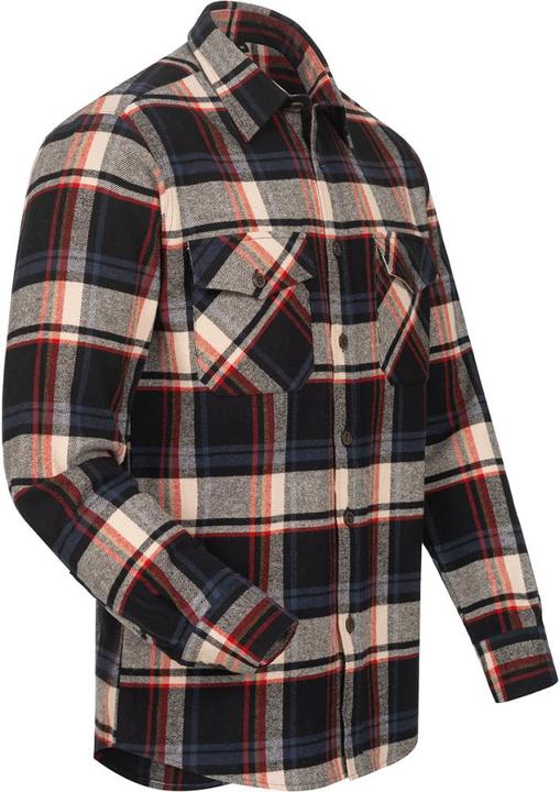 Produktbild Craftland Flanellhemd TURRELL Grösse M schwarz/marine/beige/rot kariert (M)