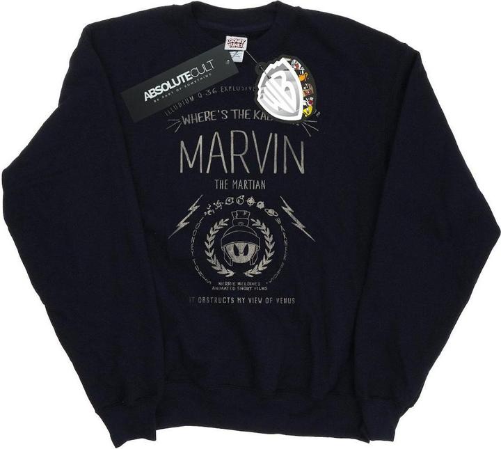 Looney Tunes Marvin The Martian Where's The Kaboom Sweatshirt (M)