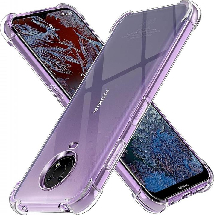 Actual product image Screenguard Nokia G10 Cover Crystal Soft Airbag Bumper (Nokia G10)
