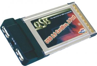 Produktbild Exsys EX-1200 USB 2.0 Controller für PCMCIA, 2 Port