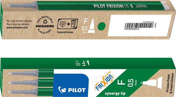Actual product image Pilot FriXion Refill (Refill, Green, 0.30 mm)
