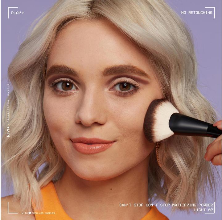 Image du produit NYX Professional Make-Up Poudre Can't Stop Won't Stop Mattifying 02 Light (02 Light)