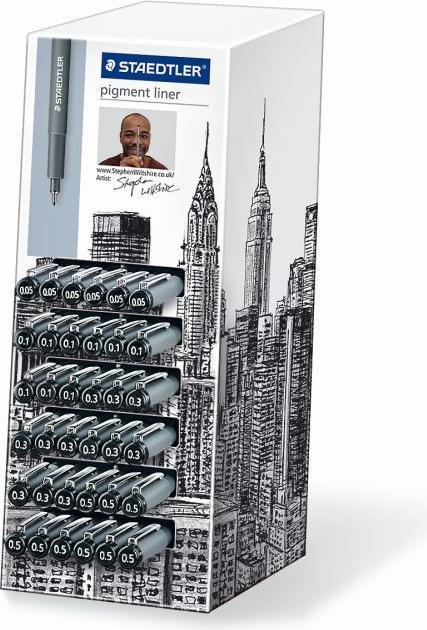 Produktbild Staedtler Display pigment liner 36 Stück*