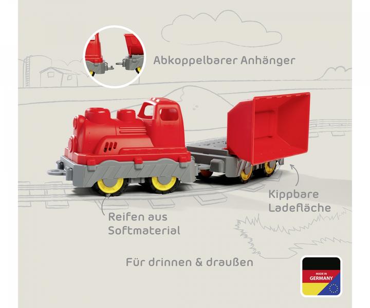 Actual product image BIG Power Worker Mini train with wagon