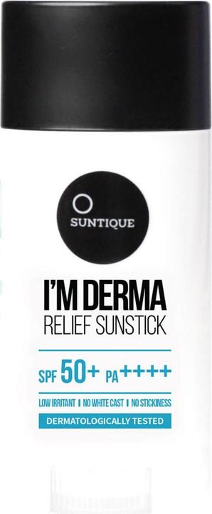 Suntique I'M DERMA Relief Sunstick SPF50+ (Sonnenstick, Sonnencreme Gesicht, SPF 50+, 15 g)