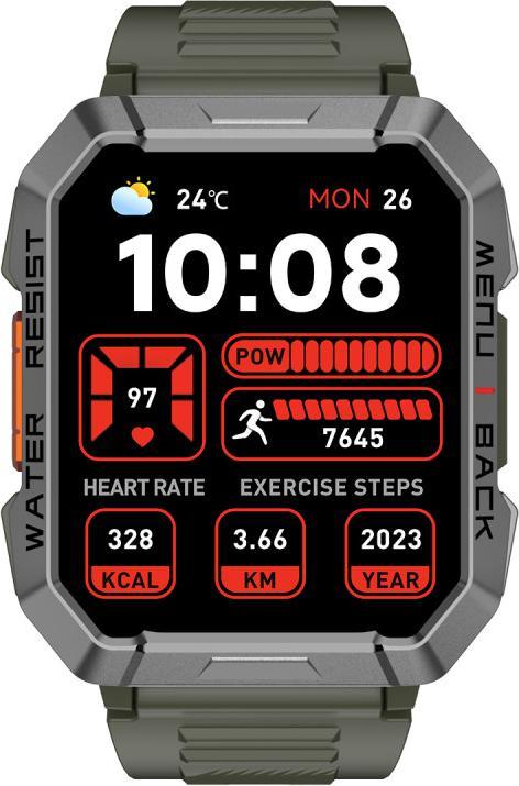 Immagine prodotto Blackview W60 (orologio rugged connesso - 2,01" - microfono incorporato) Verde