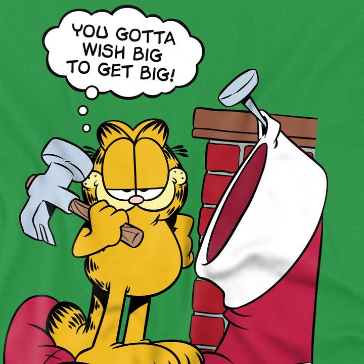Immagine prodotto Garfield Wish Big Maglietta Uomo (4XL)