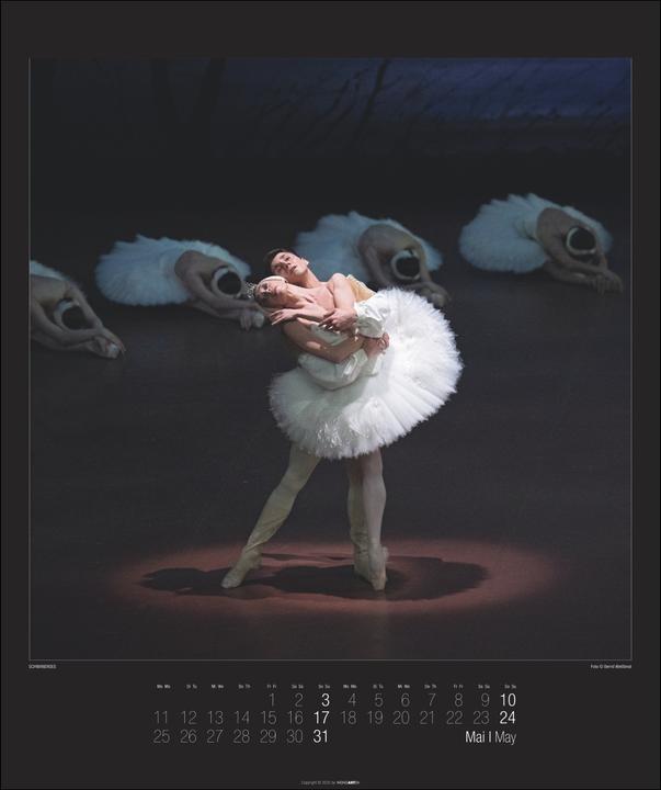 Actual product image Stuttgarter Ballett Kalender 2026 (46 x 55 cm, Hardcover, German, English)