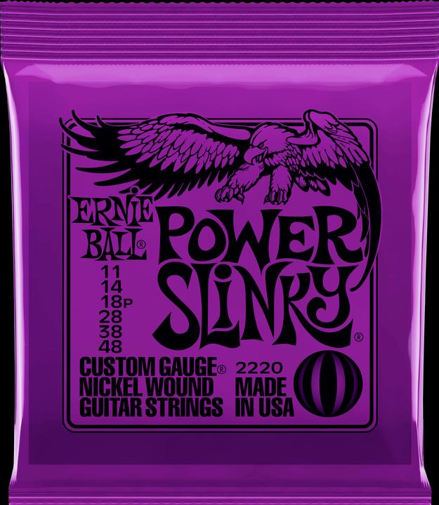 Ernie Ball Power Slinky (6 x, Electric guitar, 0.05")