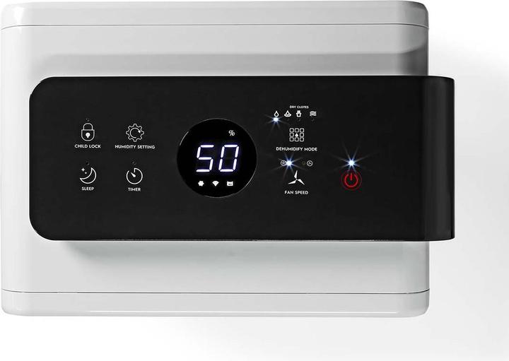 Produktbild Nedis SmartLife Luftentfeuchter | Wi-Fi | 30 l/Tag | Entfeuchtung / Kontinuierlich / Trockene wäsch (50 m², 30 l/24h)