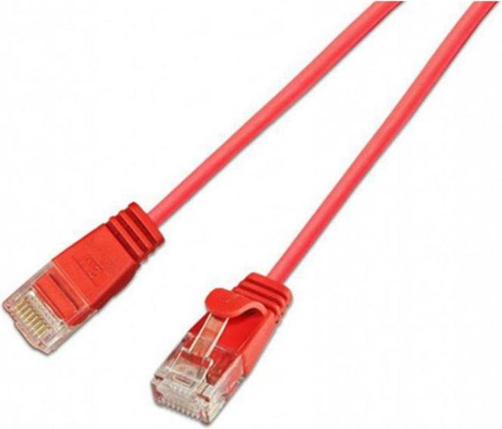 Wirewin Slim Patchkabel: UTP, 3m, rot (U/UTP, CAT6, 3 m)