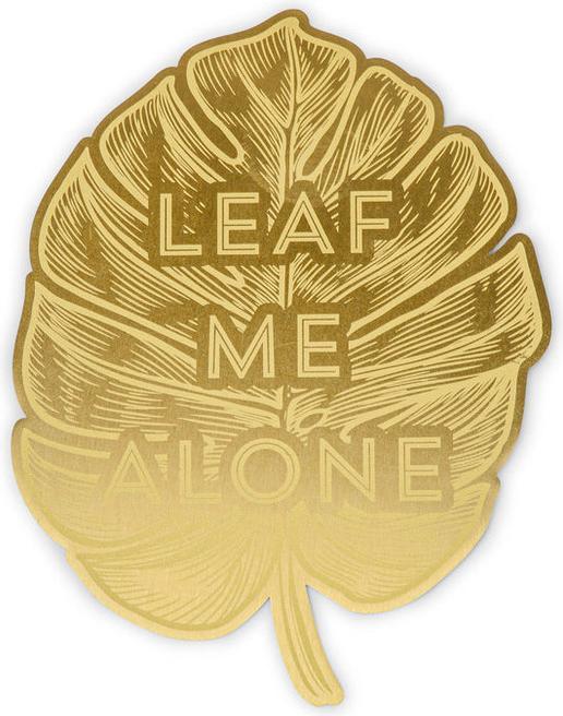 Produktbild Designworks Vintage Sass Brass Bookmark - Leaf Me Alone