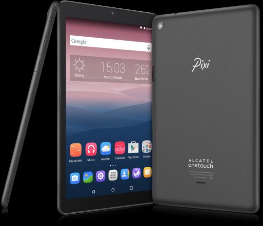 Actual product image Alcatel Pixi 3 (3G, 10.10", 16 GB, Volcano Black)
