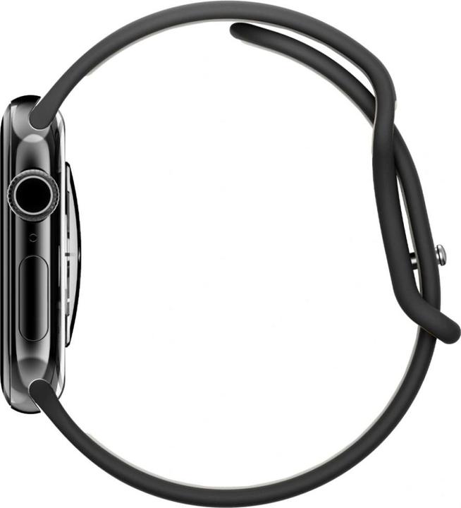 Actual product image Spigen - Nano Pop - Apple Watch 1/2/3/4/5/6/7/8/9/10/SE/SE 2 (38/40/41/42mm) - Black Sesame (Silicone, Plastic)