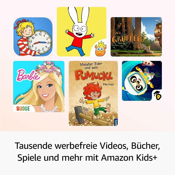 Productafbeelding Amazon Fire HD 10 Kids Tablet, 32 GB, Roze, voor kinderen vanaf de peuterleeftijd (Alleen WLAN, 10.10", 32 GB, Roze)