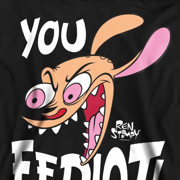 Immagine prodotto Ren & Stimpy You Eediot! Felpa Adulto Unisex (XXL)