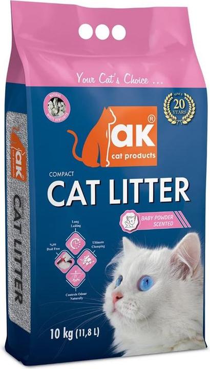 AK Cat litter with scent 10 kg - (54999) (Klumpend, 10 kg)
