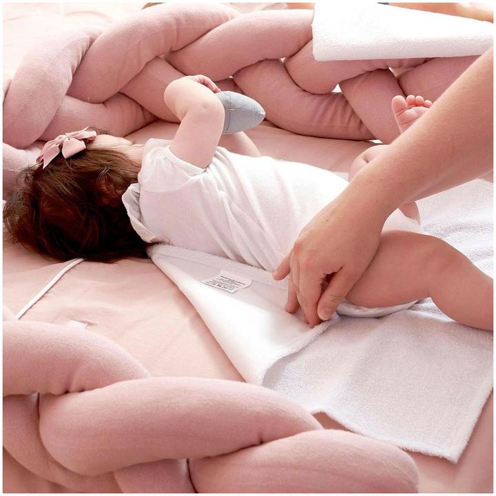 Image du produit nordic coast company Matelas à langer Vieux rose (70 x 80 cm)
